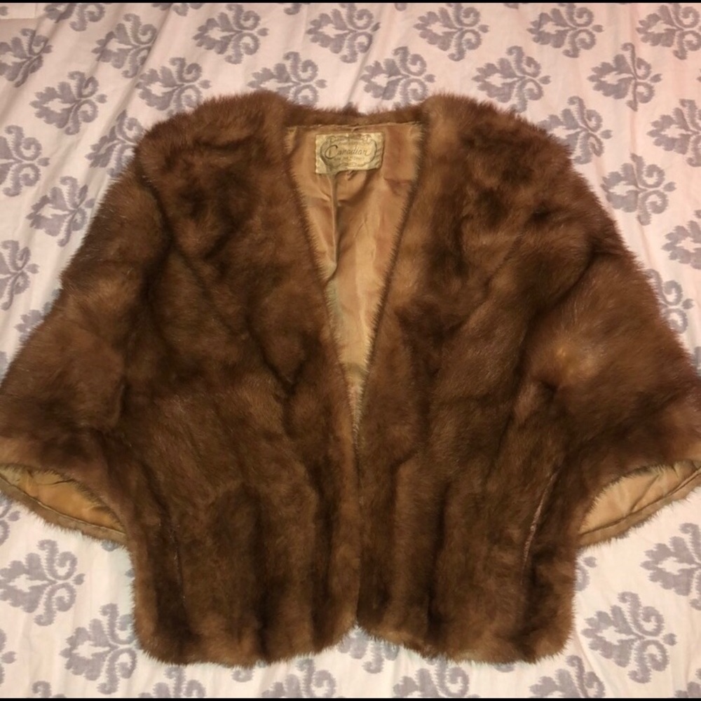 Vintage mink shawl, Great condition